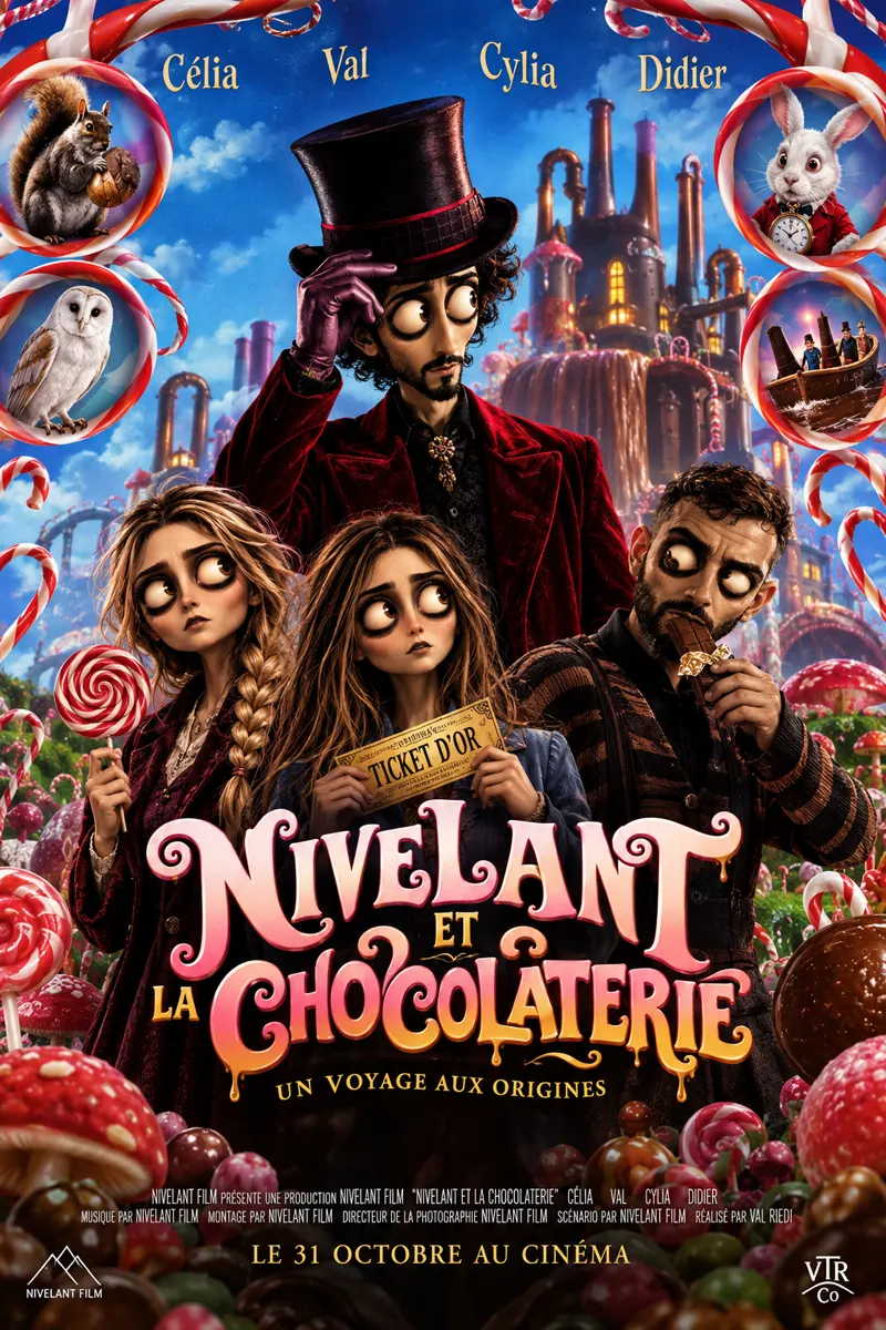 Affiche alternative de Nivelant, les origines : Nivelant et la Chocolaterie